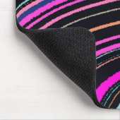 Magenta Lila rosa Muster Mousepad (Ecke)