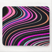Magenta Lila rosa Muster Mousepad (Vorne)