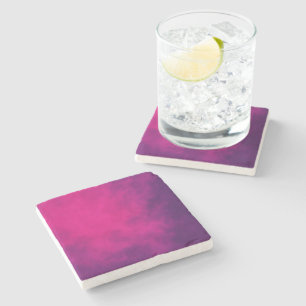 Magenta Lila Stone Untersetzer - Anpassbar