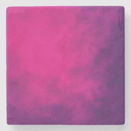 Magenta Lila Stone Untersetzer - Anpassbar (Vorderseite)