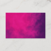 Magenta Lila Visitenkarte - individuell anpassbar (Vorderseite)