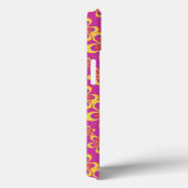 Magenta Lila Yellow Groovy Blume Pattern Case-Mate iPhone Hülle (Rückseite / Rechts)