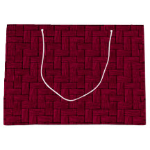 Magenta Lincoln Logs Geschenktasche