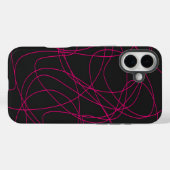 Magenta Line Kunst am Schwarzen Meer Case-Mate iPhone Hülle (Rückseite (Horizontal))