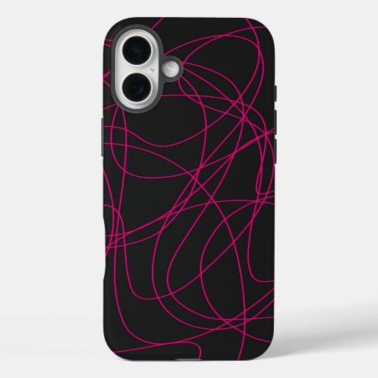 Magenta Line Kunst am Schwarzen Meer Case-Mate iPhone Hülle (Rückseite)