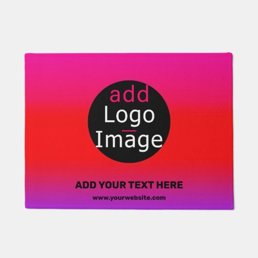 Magenta-Logo für moderne Unternehmen Lila Fußmatte (Vorderseite)