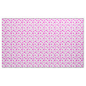 Magenta Lotus Blume Muster mit grauem Netz Stoff (Yard (91,4 cm))