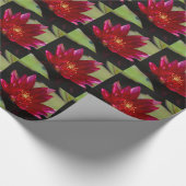 Magenta Lotus Wasserlilie Geschenkpapier (Ecke)