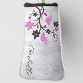 Magenta Lovebirds Golf Head Cover Golf Headcover (Rotieren 90)