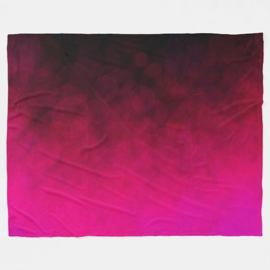 Magenta Luminescence - Fleece Blanket (Vorderseite (Horizontal))