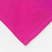 Magenta Luminescence - Fleece Blanket (Ecke)