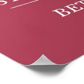 Magenta - Magenta für ein besseres Leben Poster (Ecke)