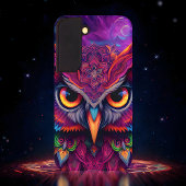 Magenta Magic Owl Samsung Galaxy Hülle