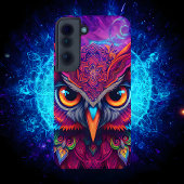 Magenta Magic Owl Samsung Galaxy Hülle
