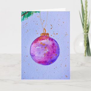 Magenta Majestät Holiday Gruß Weihnachtskarte Karte