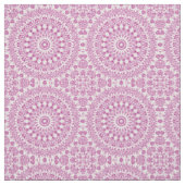 Magenta Mandala Geometrisches Muster Stoff (Muster)
