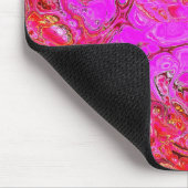 Magenta Marble Swirl Mouse Pad Mousepad (Ecke)