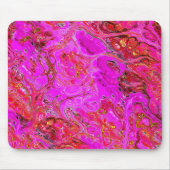Magenta Marble Swirl Mouse Pad Mousepad (Vorne)