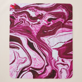 Magenta marble texture sherpadecke