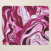 Magenta marble texture sherpadecke (Vorderseite (Horizontal))