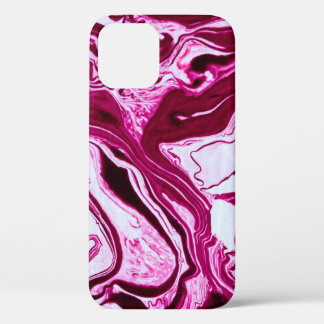 Magenta-Marmorstruktur Case-Mate iPhone Hülle