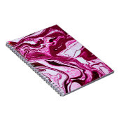 Magenta-Marmorstruktur Notizblock (Rechte Seite)