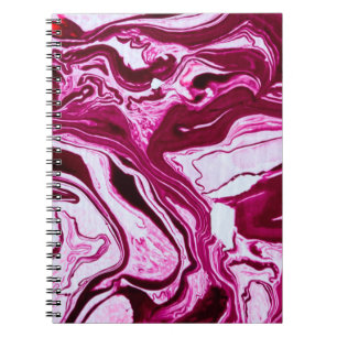 Magenta-Marmorstruktur Notizblock