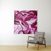 Magenta-Marmorstruktur Wandteppich (Beispiel)