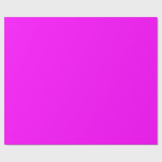 Magenta Matte Wrapping Paper Geschenkpapier (Flach)