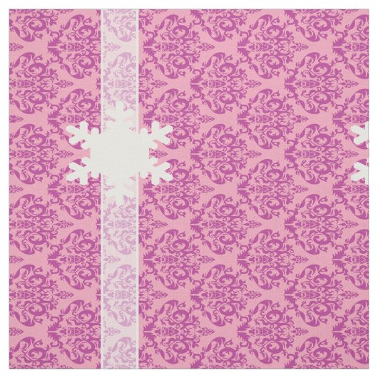 Magenta Mattierte Orchidee Stoff (Muster)