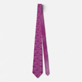 Magenta Men's Neck Tie Krawatte (Vorderseite)