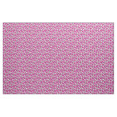 Magenta Mid Century Modern Blumenmuster Stoff (Yard (91,4 cm))