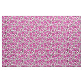 Magenta Mid Century Modern Blumenmuster Stoff (Fat Quarter (45,7 x 55,9 cm))