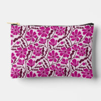 Magenta-Mid-Century-Modern-Blumenmuster