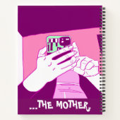 Magenta Mint White Notizblock (Rückseite)