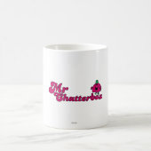 Magenta Mr. Chatterbox Logo Kaffeetasse (Mittel)