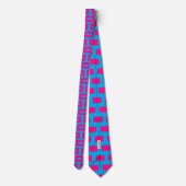 Magenta Neck Tie Krawatte (Rückseite)