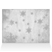 Magenta Niedlich Snowman Holiday Grußkarte (Innenansicht Horizontal (Oben))