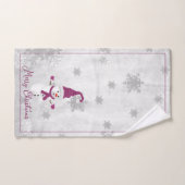 Magenta Niedlich Snowman Holiday Towel Set (Handtuch)