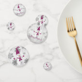 Magenta Niedlich Snowman Table Confetti Konfetti (Gruppe)