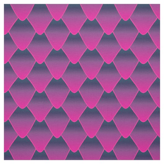 Magenta Ombre Dragon Scales Stoff (Muster)