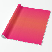 Magenta Orange Wrapping Paper Geschenkpapier (Ungerollt)