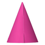 Magenta Party Hat Partyhütchen (Rückseite)