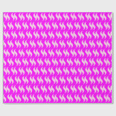 Magenta Pastel Pink Simple Geschenkpapier (Flach)