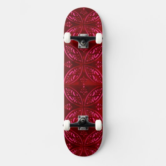 Magenta Petal Skateboard (Vorderseite)