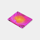 Magenta Pink Aster Blume Kunst Post-it Klebezettel (angewinkelt)