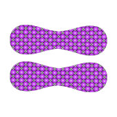 Magenta Pink Dots Schwarz-weißes Gittermuster Baseball (Paneele)