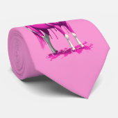 Magenta Pink Dripping Nass Paint Horse Krawatte (Gerollt)