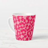 Magenta Pink Fantasy Blume Power Milchtasse (Linke Ecke)