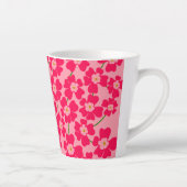 Magenta Pink Fantasy Blume Power Milchtasse (Rechts)